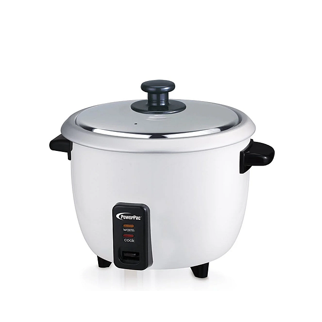 POWERPAC PPRC7119 DELUXE RICE COOKER W/STEAMER 2.2L