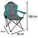 REDCLIFFS OUTDOOR FD8300440 FOLDING CHAIR DELUXE 2ASS CLR