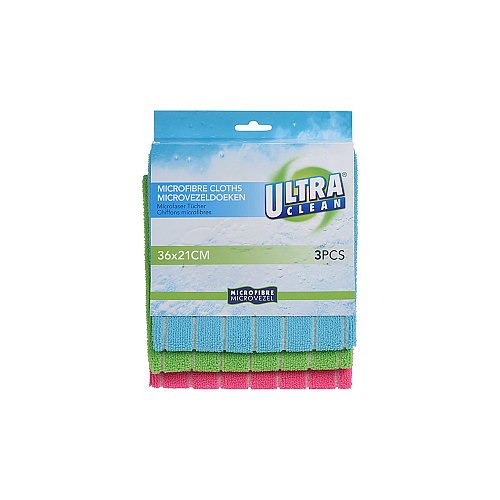 ULTRA CLEAN WK1700090 MICROFIBER CLOTH SET 3PCS