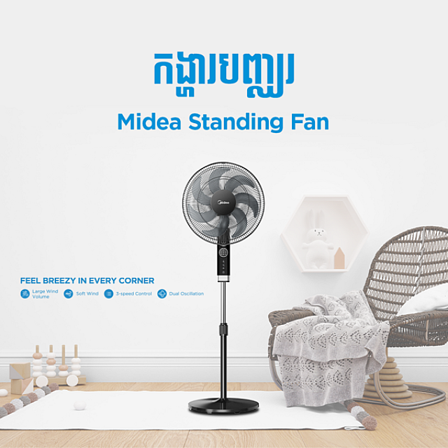 Midea Electric Fan (16) 