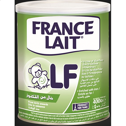 France Lait Lactose Free Formulaជាប្រភេទទឹកគោះម្សៅបំបាត់រាគសំរាប់ក្មេងចាប់ពី០ខែឡើងទៅ 400g