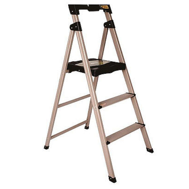 MAXPLUS T2-3ST BOOMJOY 3 STEP LADDER ALU ROSE