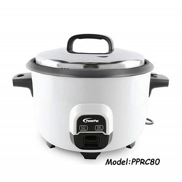 POWERPAC PPRC80 COMMERCIAL RICE COOKER 8.0L