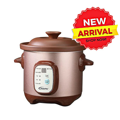 POWERPAC PPSC405 DIGITAL SLOW COOKER WITH CERAMIC POT 4.5L