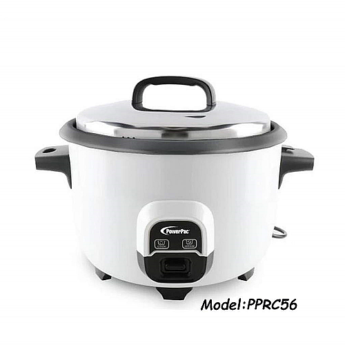 POWERPAC PPRC56 COMMERCIAL RICE COOKER 5.6L