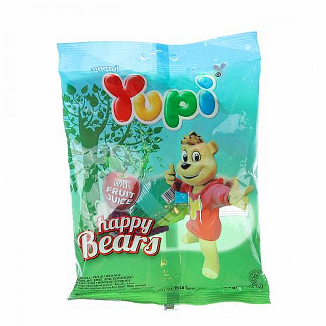 Yupi Happy Bears with Fruit Juice (x 4Bags)