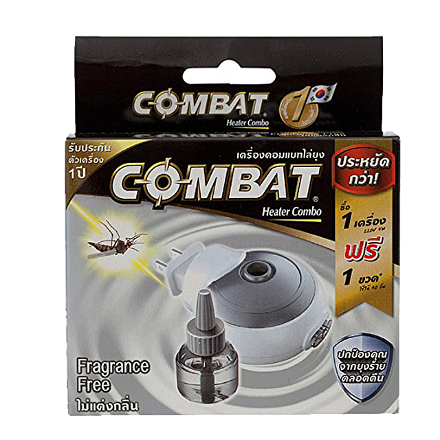 Combat heater+liquid fragrance free