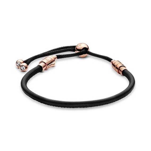 PANDORA Rose Leather Bracelet 