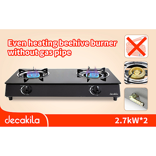 Table gas stove 2700W*2 (ចង្រ្កានហ្គាស)