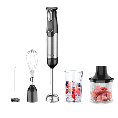 ម៉ាស៊ីនក្រឡុក​ 4 in 1  (16V 2000mAh) 100W (Cordless hand blender)