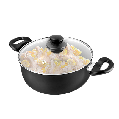 ឆ្នាំងចៀនឆាមិនជាប់ 24*11cm (Casserole-induction bottom)