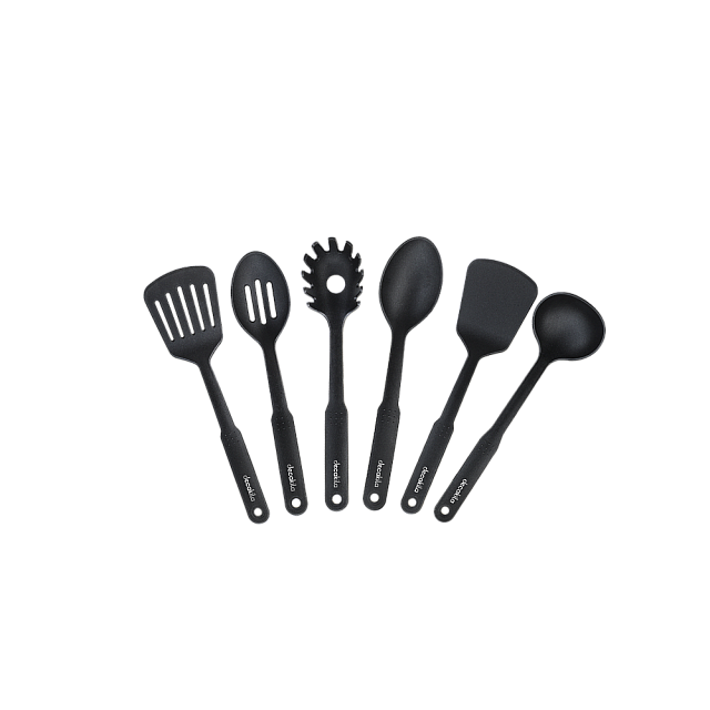 ឈុតវែកឆា BPA Free (6 PCS) (6 Pcs kitchen utensils se...