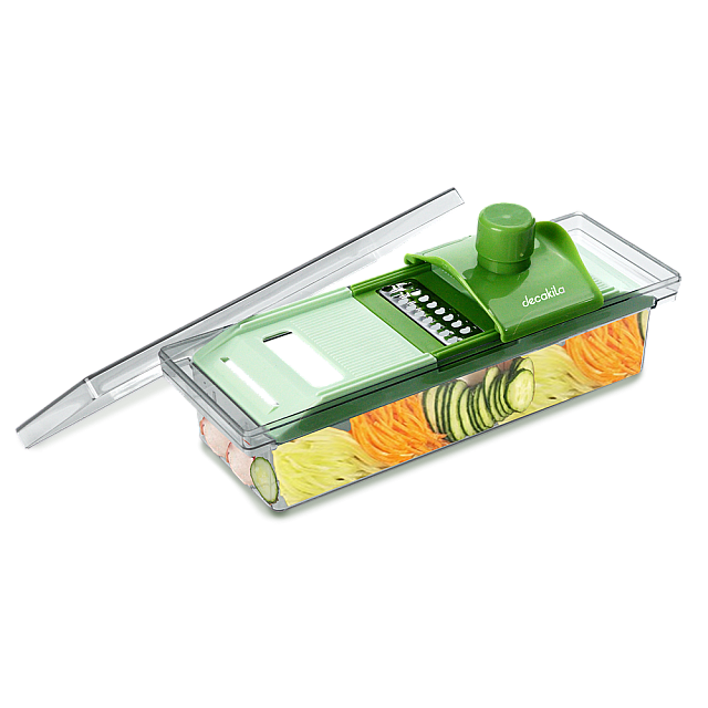 ប្រដាប់ឈូសបន្លែ 6 in 1 (Mandoline slicer)