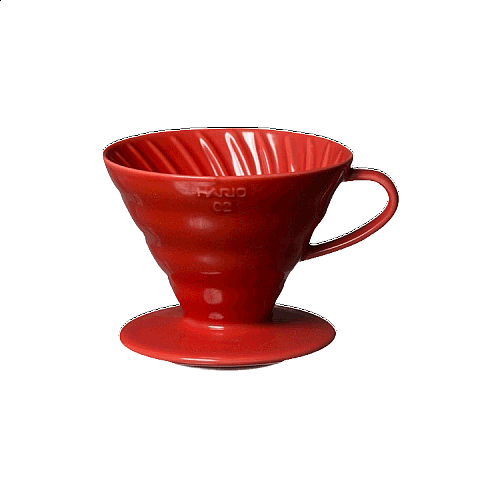 Coffee Dripper V60 02 Ceramic Red