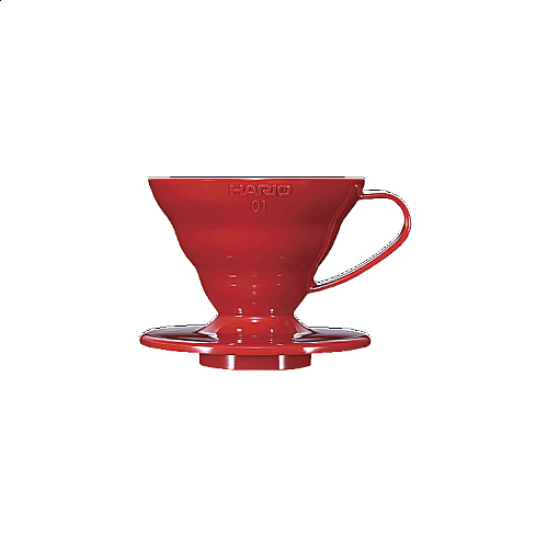 Coffee Dripper V60 01 Red Plastic