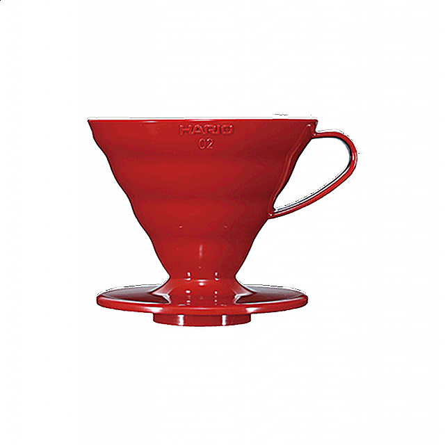 Coffee Dripper V60 02 Red Plastic