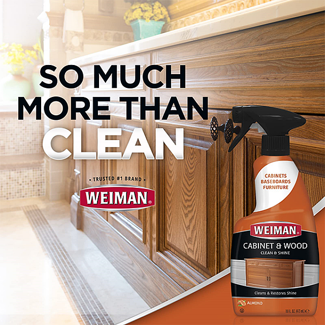 WEIMAN WOOD CLEANER AND FURNITURE POLISH SPRAY 473ML