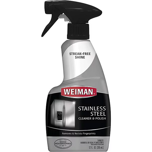 WEIMAN STAIN STEEL CLEANER & POLISH TRIGGER 355ML