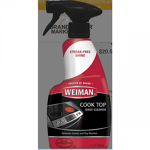 WEIMAN COOK TOP DAILY CLEANER TRIGGER 355ML