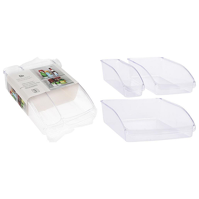 KOOPMAN 030000880 FRIDGE ORGANIZER PS SET 3PCS