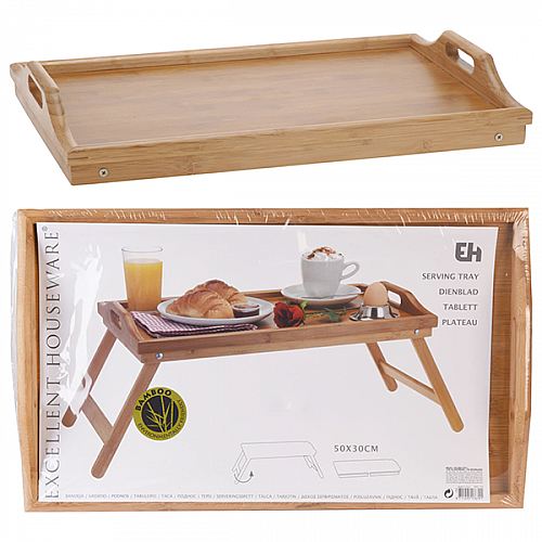 SERVING TRAY FOR BED 50X30CM