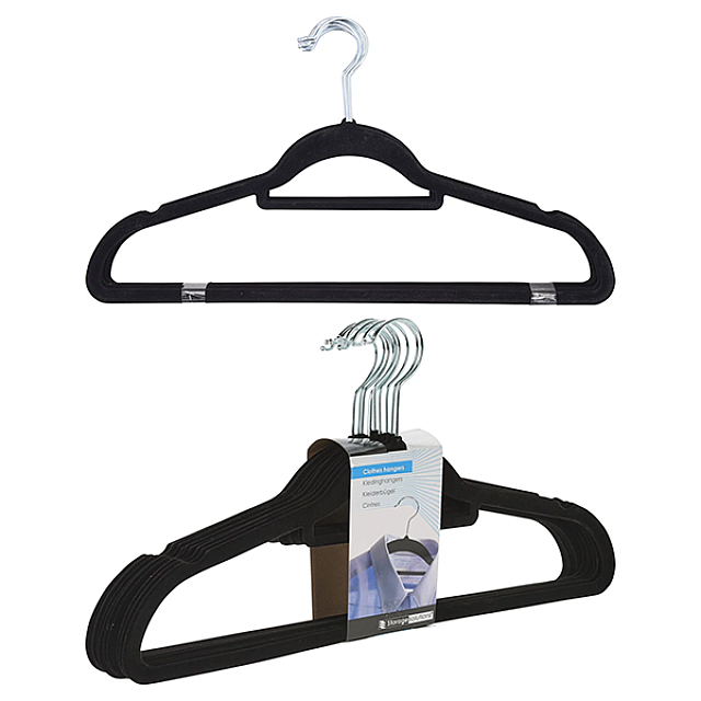 STORAGE SOLUTIONS WK1100080 CLOTH HANGER (FELT, 10PC...