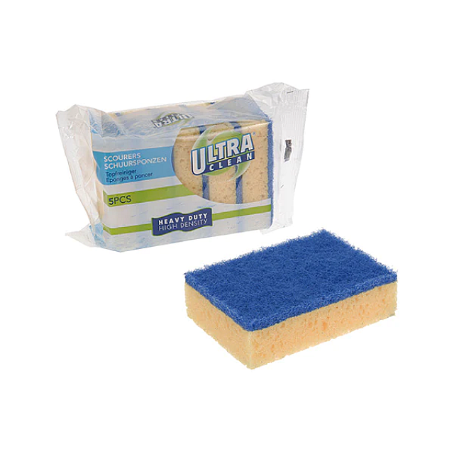 ULTRA CLEAN 976300320 SCOURING SPONGES SET OF 5
