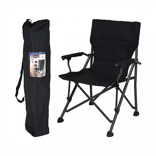 CAMPING CHAIR FOLDABLE (BLACK)