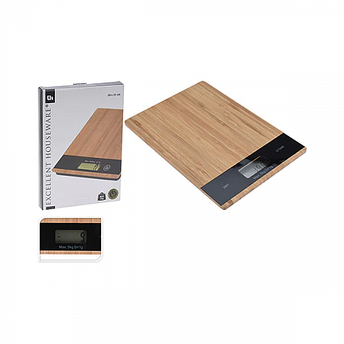 KITCHEN SCALE BAMBOO