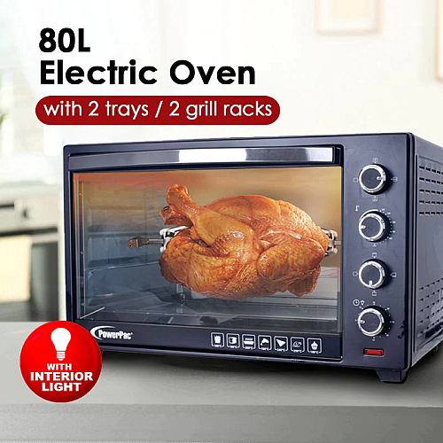 POWERPAC PPT80 ELECTRIC OVEN 80L