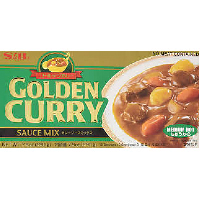 Golden Curry MediumHot 220g S&B
