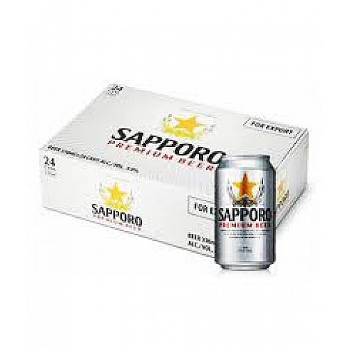 SAPPORO BEER can 24P 330ml