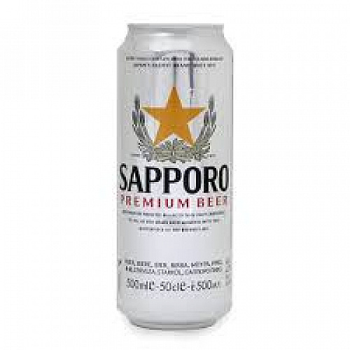 Sapporo Beer Can 500ml SAPPORO