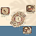 Zodiac Wall Clock Mechanical Time Art Engine 3D Wooden Puzzle