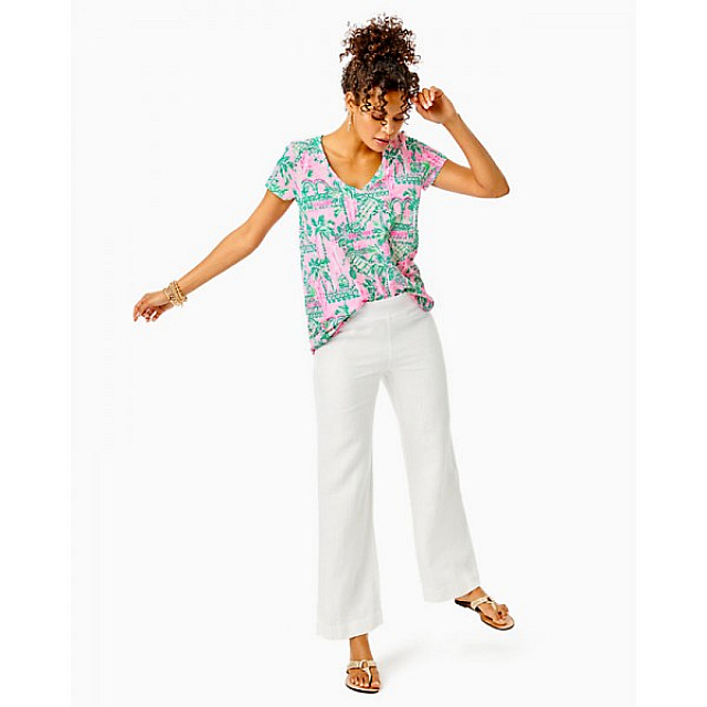 Deri Linen Palazzo Pant