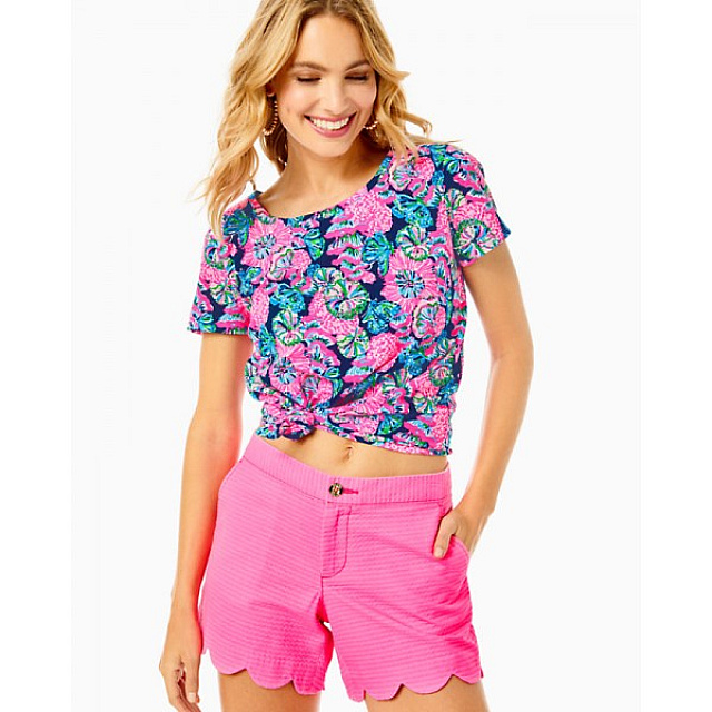 Buttercup Scallop Hem Short