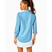 Sea View Linen Button Down Top