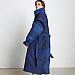 Stella Nova Long Quilted Blue Coat