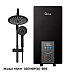Midea Electric Water Heater Model MWH-38EMBP(B)-BRS Color Display Pump Top shower head( 5-ways shower head)