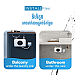Midea Electric Water Heater Model MWH-55EAKH(W) Multiple Point Out Water Tiny Sizes