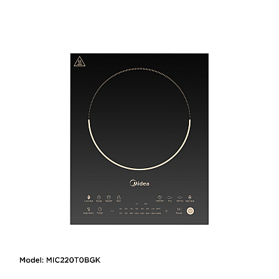 Midea Induction Cooker Single-Zone 2200W,Built-in/Table Use Midea Induction Cooker Single-Zone 2200W,Built-in/Table Use