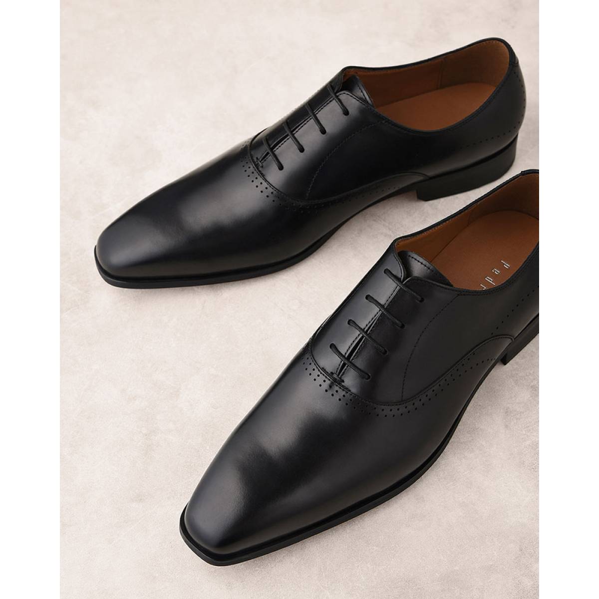 Buy Burnished Leather Oxford Shoes Online | La Rue Cambodia