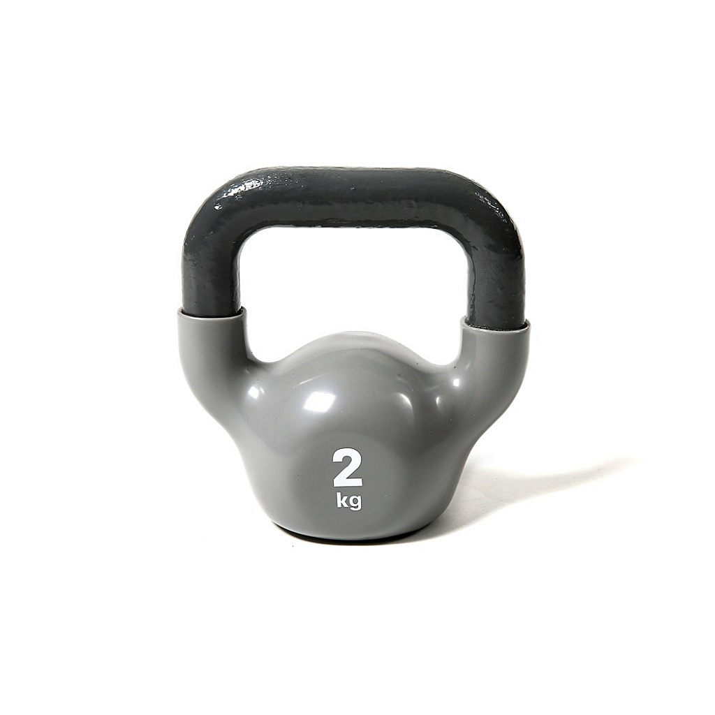 Gaiam 10 lb Vinyl Kettlebell, Weight, Home Gym