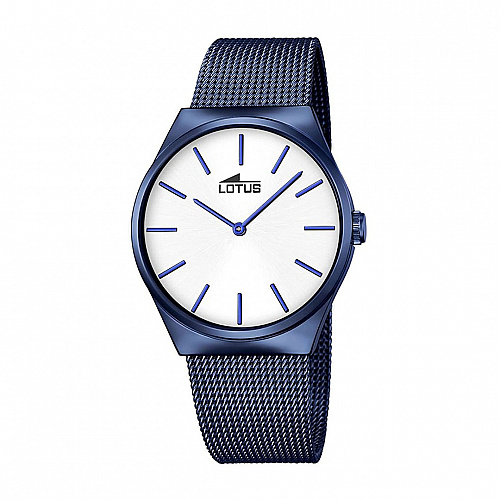 Lotus Unisex Analogue Quartz Watch With Stainless Steel Strap 