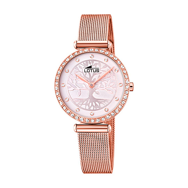 Lotus Women's Pink Bliss Stainless Steel Watch Brace...