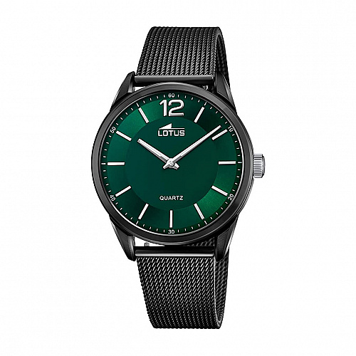 Lotus Men's Green Smart Casual Stainless Steel Watch Bracelet 18736/1 