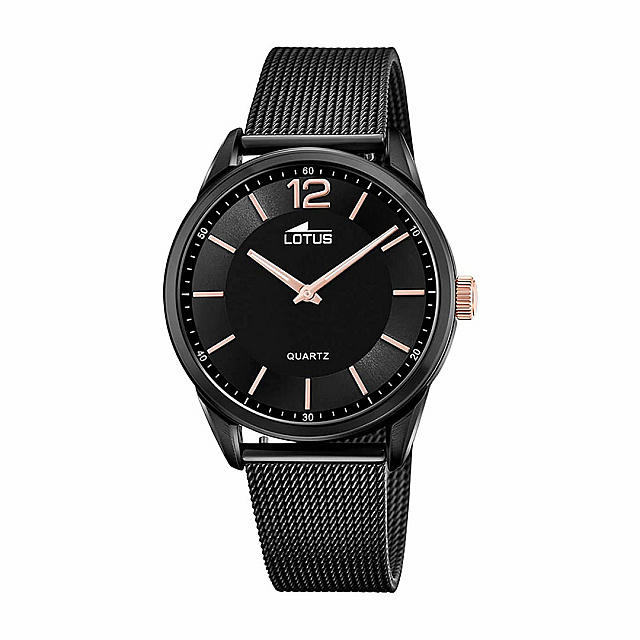 Lotus Men's Grey Smart Casual Stainless Steel Watch ...