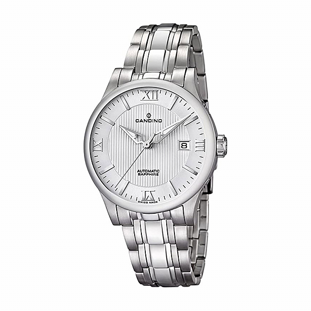 Candino Men's Automatic Watch with Silver Dial Analo...