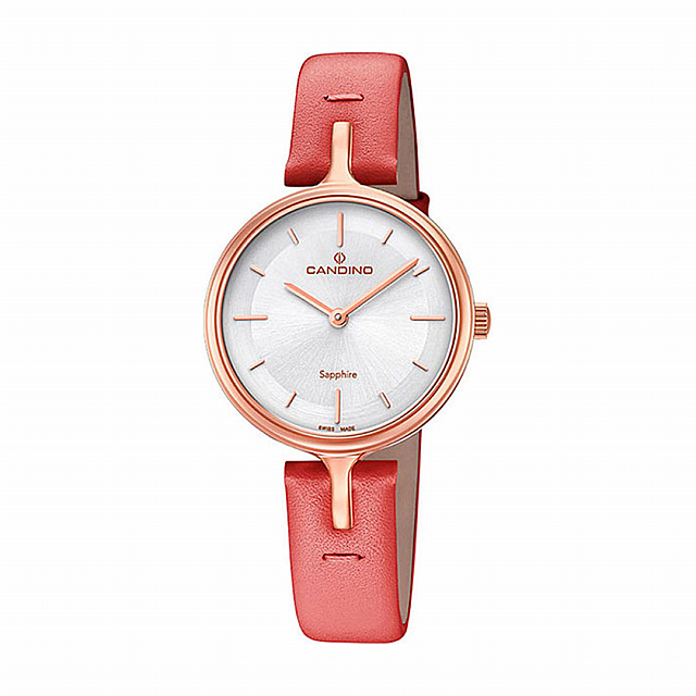 Candino Womens Analogue Classic Quartz Watch with Le...