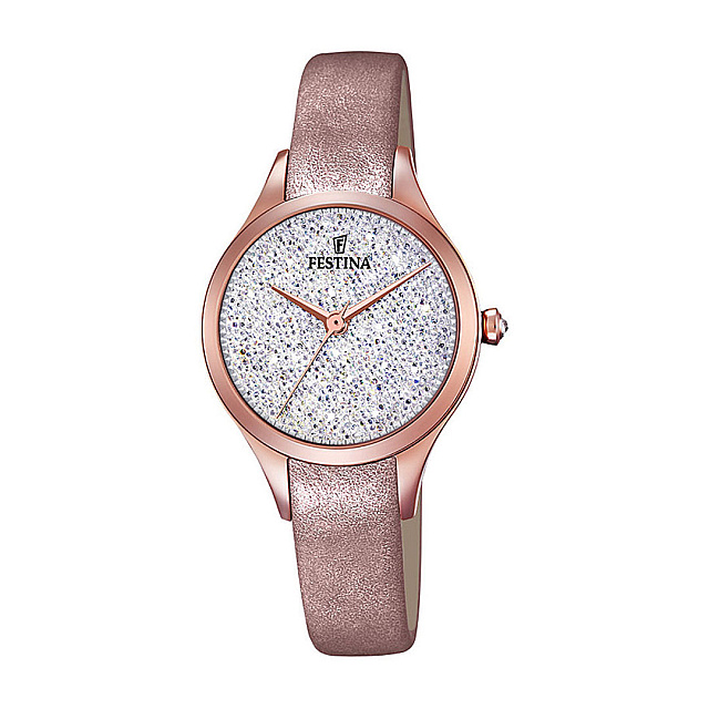 Festina Mademoiselle Crystal set/Leather